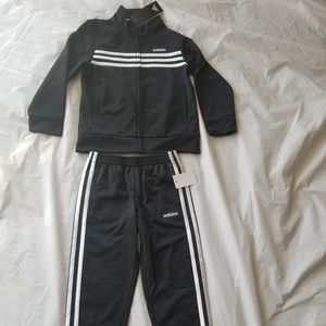 Adidas Black White 001 AG0319 AK01 MA CA1 Boys Tracksuit